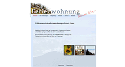 Desktop Screenshot of ferienwohnung-lenze.de